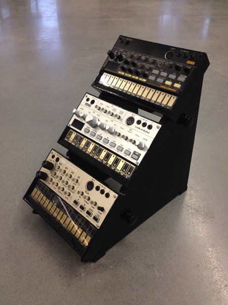 The volc 45-3: three tier korg volca stand