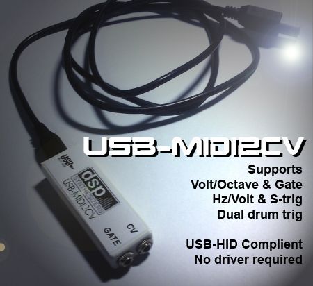 DSP Synthesizers USB-MIDI2CV