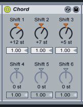 Chord MIDI Device settings