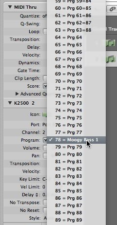 midi note number logic x