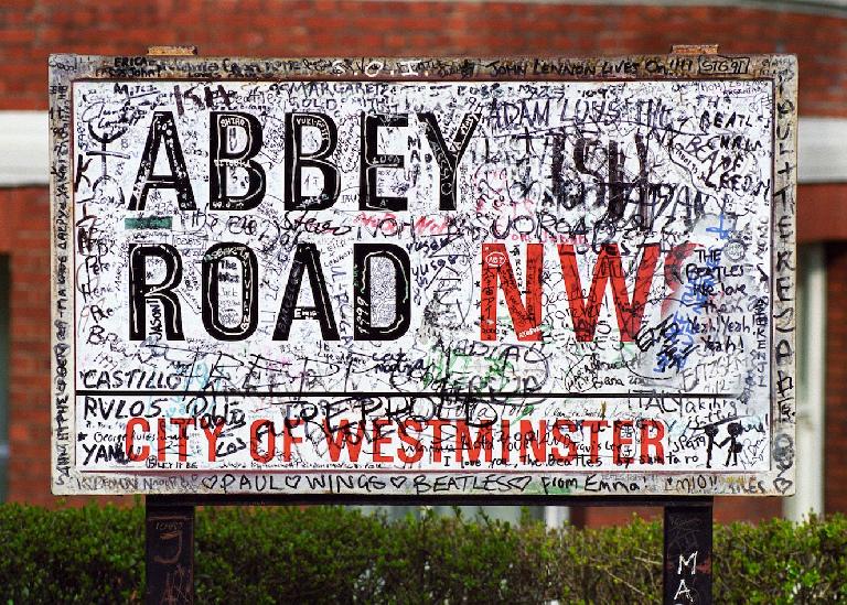 Abbey Road sign