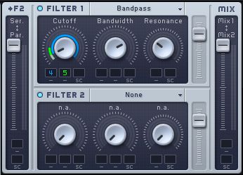 LFO modulate the filter