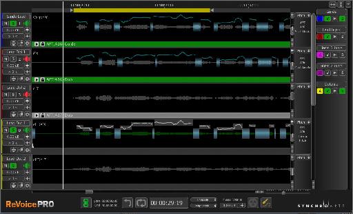 ReVoice Pro 3.1 - main screen.