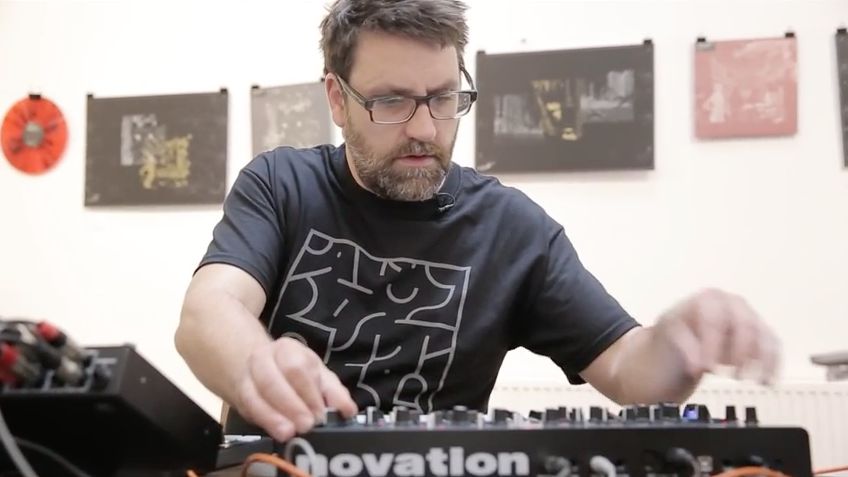Chris Calcutt having a lot of fun making music with his hardware-only based music setup.