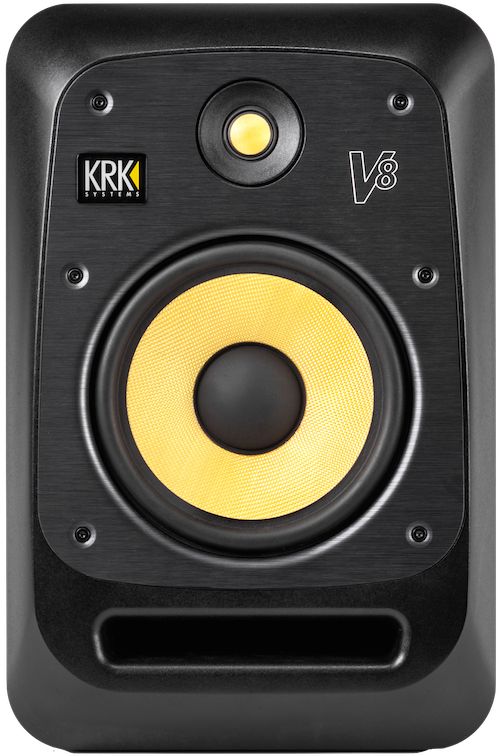 The KRK V8 Series 4 studio monitor