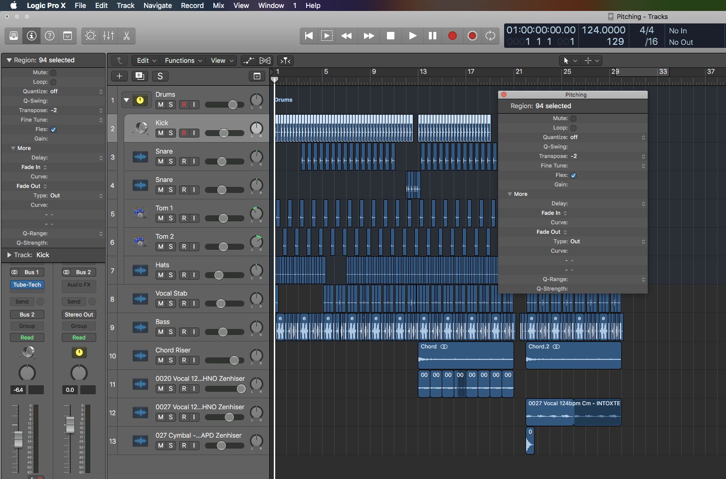 logic pro x 10.3 interface diagram