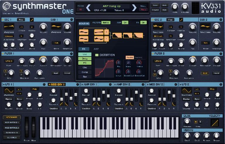 SynthMaster One GUI 2