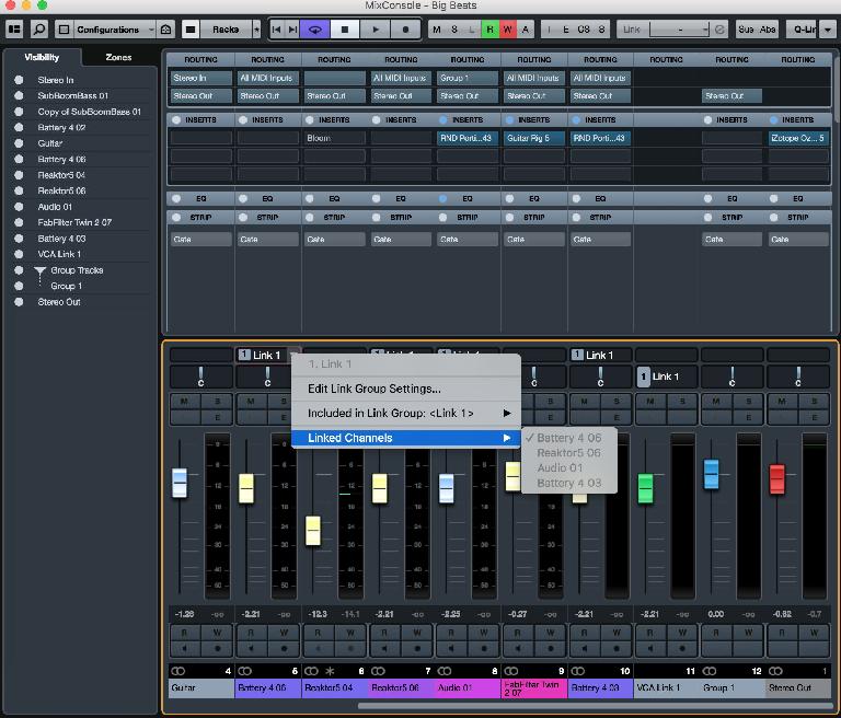 Explore VCA faders