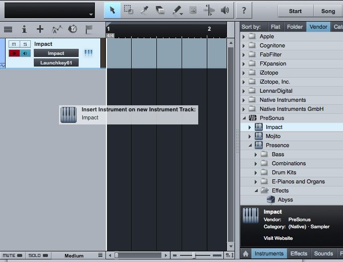 add studio one instruments vol 1