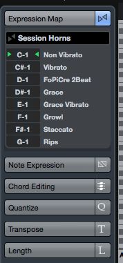 cubase 10.5 expression maps