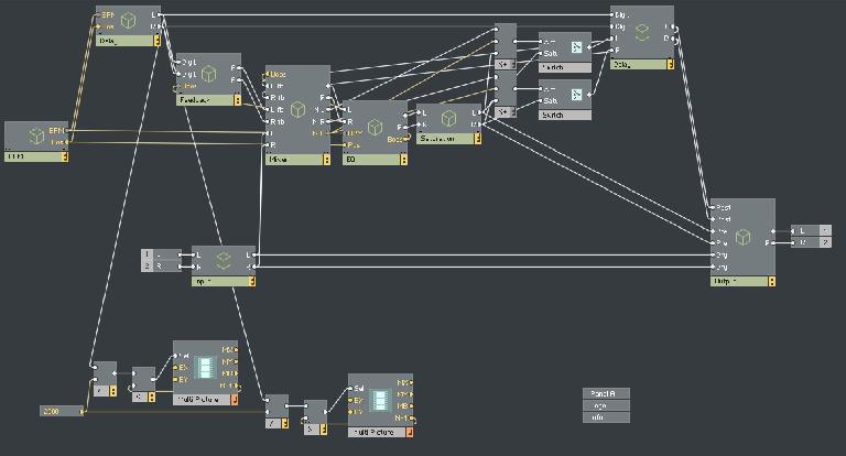 Macros and modules in Reaktor 6.