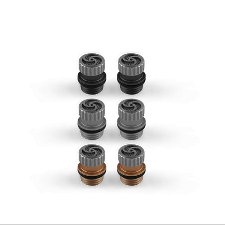 Three pairs of tuning filters let you tailor the physical output of the earphones