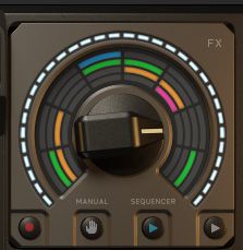 Pic 4 On the right is a rotatory knob where you can switch between different effects by rotating through the different settings.