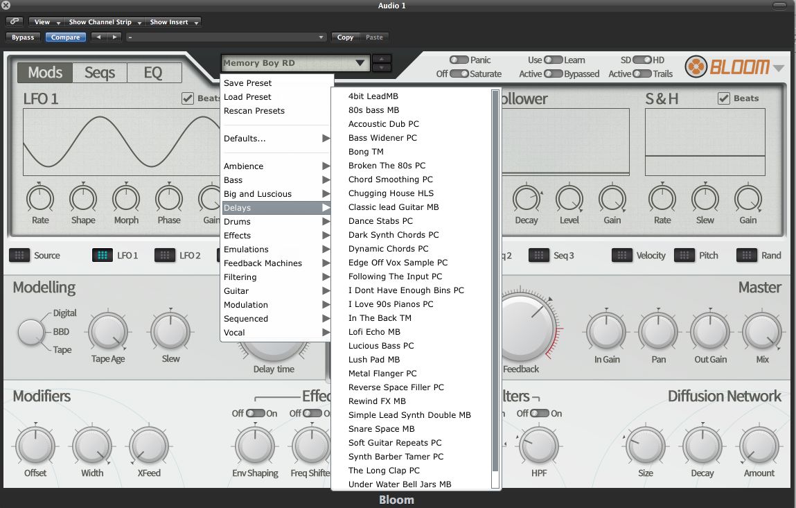 A 90s piano delay preset on a drum loop? Why yes, I think I will.