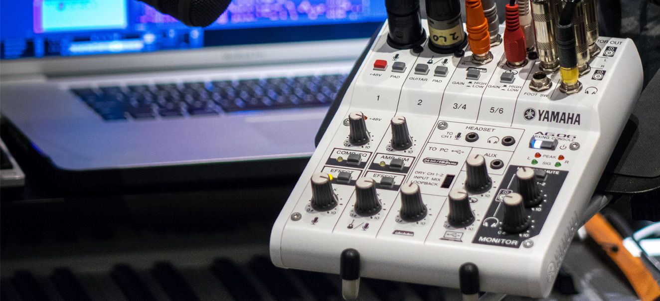 Review: Yamaha AG06, 6-Channel Mixer & USB Audio Interface : macProVideo.com