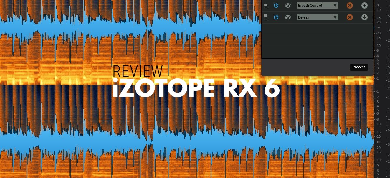 izotope rx 6 standard audio editor has no presets