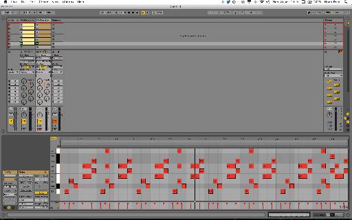 The final 4-bar sequence, as captured in our MIDI clip.