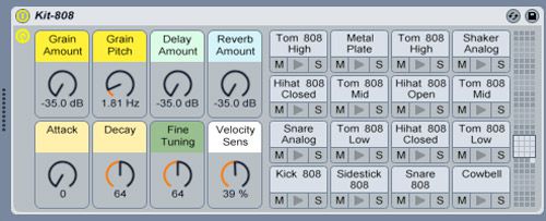 808 drum kit for ableton