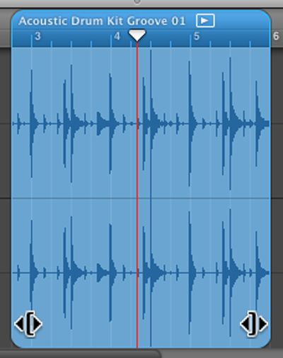 Audio regions in the Track Editor can be trimmed from either end - MIDI regions cannot!.