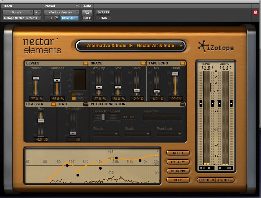 Pic 2 - Nectar Alternative and Indie Preset.
