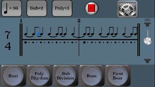 Figure 1 – PolyRhythm Main Playback Window