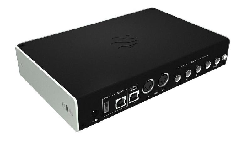 The back of the iConnectAudio 2+