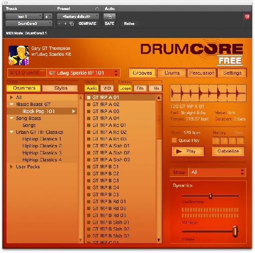 DrumCore Free Version 3