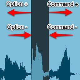 Nudging the edges of a selection