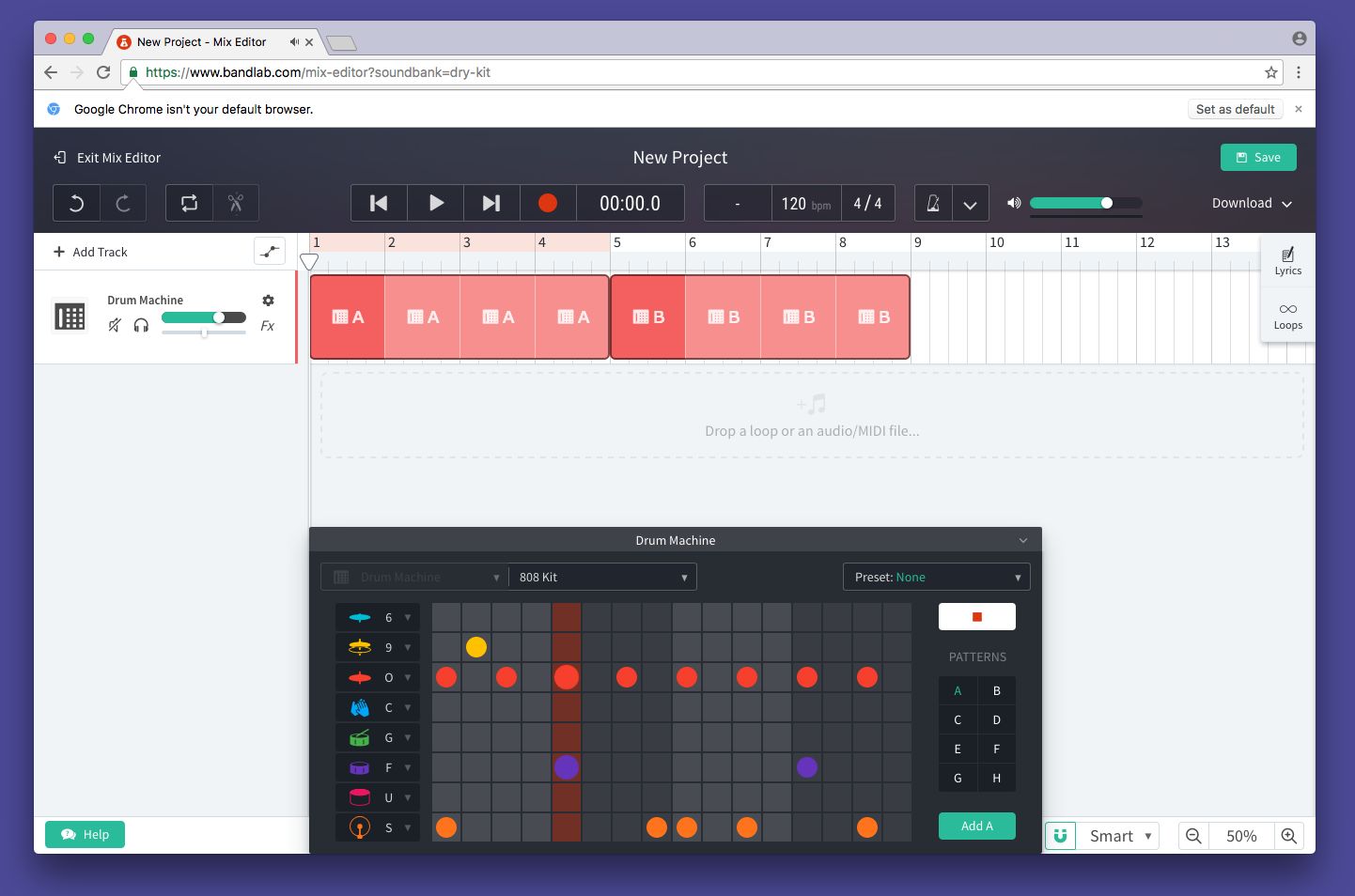 Bandlab drum deals machine