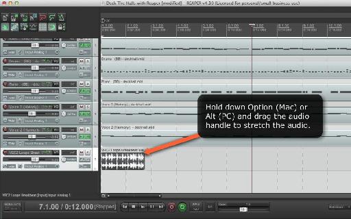 
This is how to stretch the audio in your Arrangement Window.