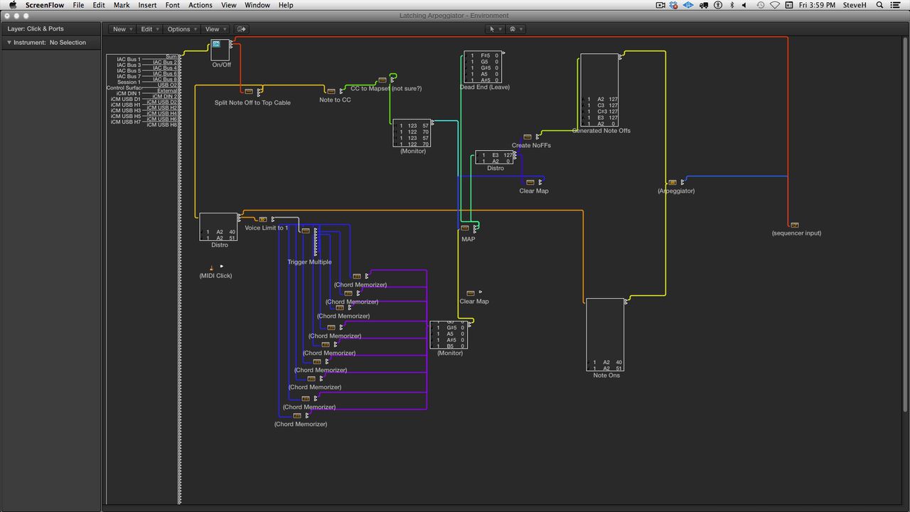 connecting midi to logic pro x