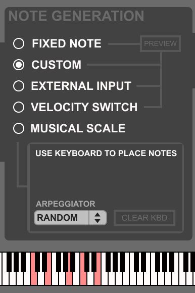 different modes