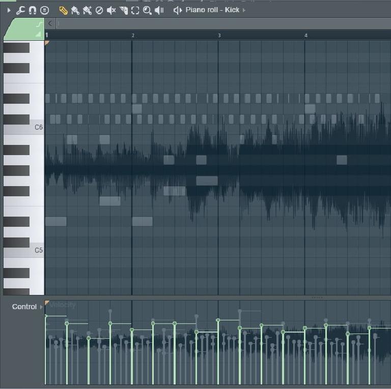 Waveform View on MIDI