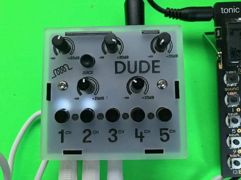 Review: Bastl Instruments Dude! - Battery Powered 5-Channel Mixer 