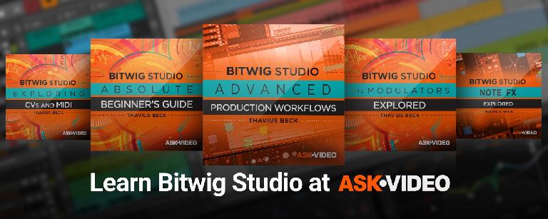 Ask.Video Bitwig Studio Courses