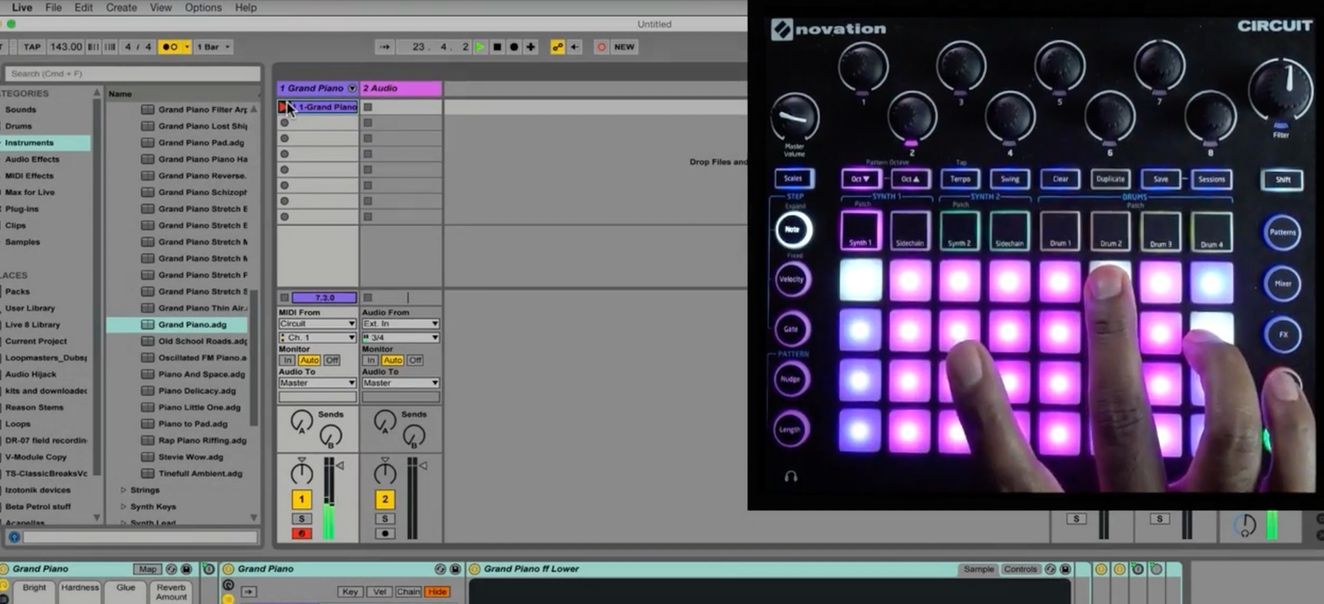 Here??s How To Use Novation Circuit As An Expressive MIDI Controller