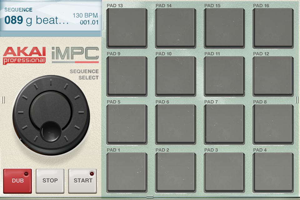 iMPC interface.
