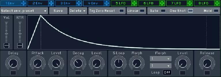 Envelope 1 Settings