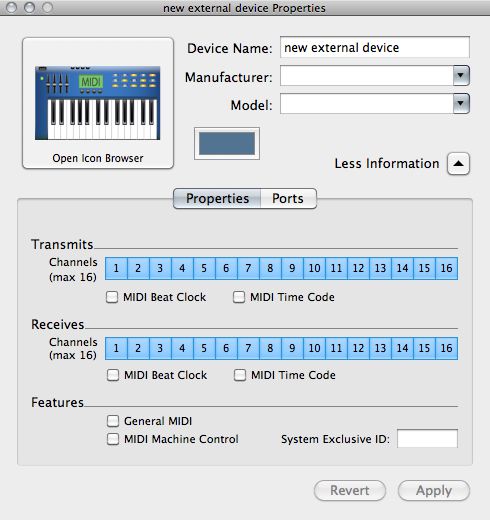 connecting midi to logic pro x