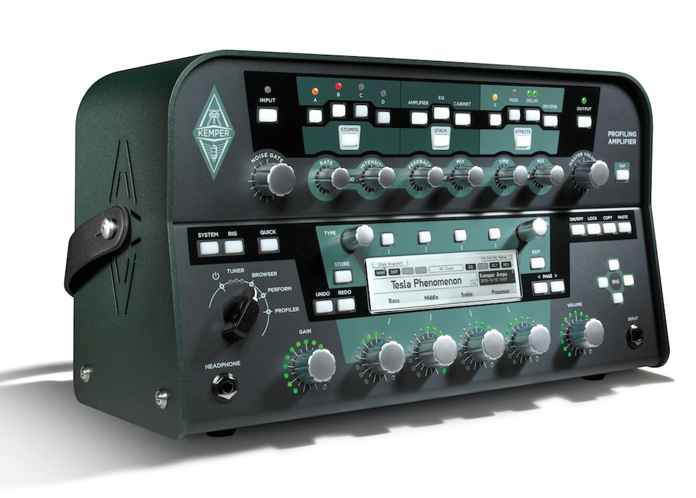 The Kemper Profiling Amplifier comes in both the 'lunchbox' format as well as a rack-mountable unit.