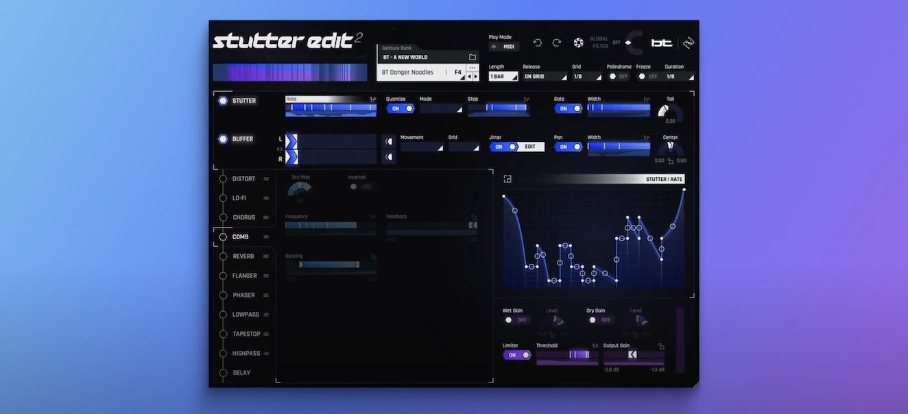 iZotope and GRAMMY-nominated Composer, BT, Launch Stutter Edit 2