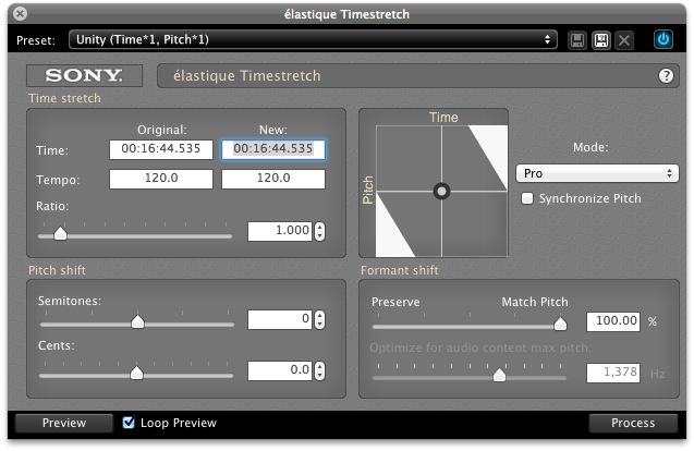 Sound Forge for Mac comes with excellent plug-ins by iZotope!