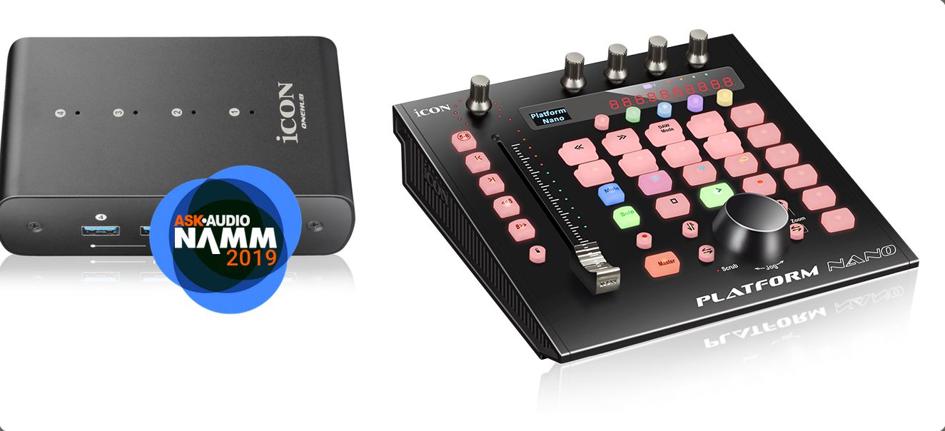 Icon Pro Audio Announces Platform Nano DAW Controller & Icon OneHub