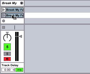 drag the new MIDI loop down one box