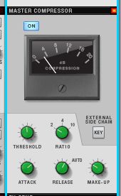 The Buss compressor is right at the heart of Reason 6’s master channel