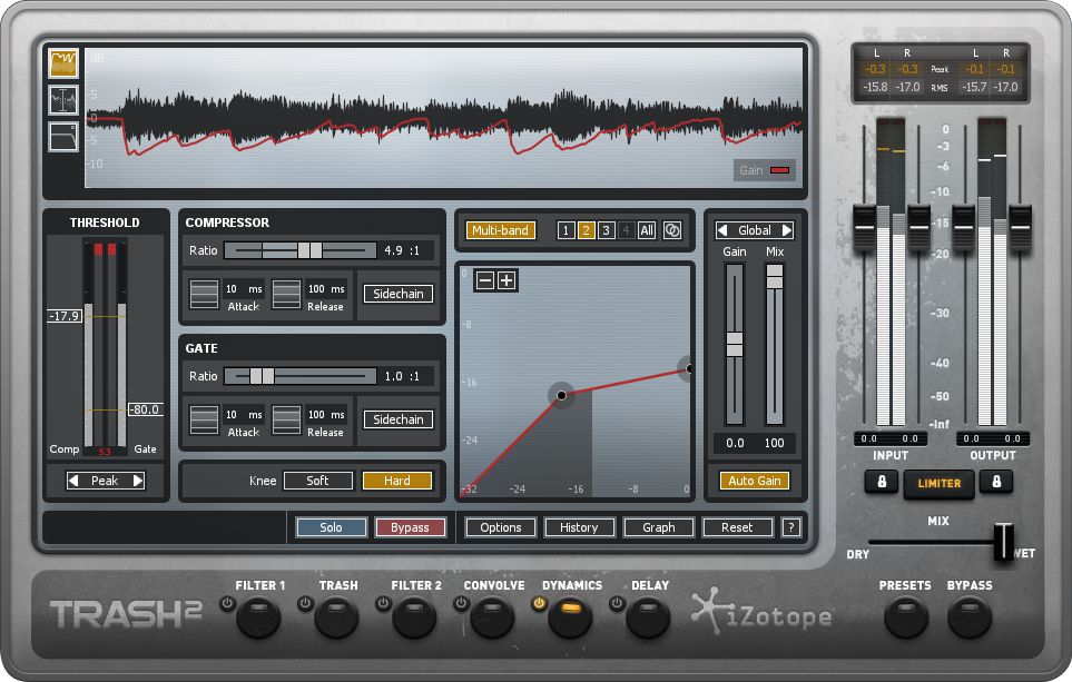 Trash 2 is extremely flexible and provides just about every type of distortion going.