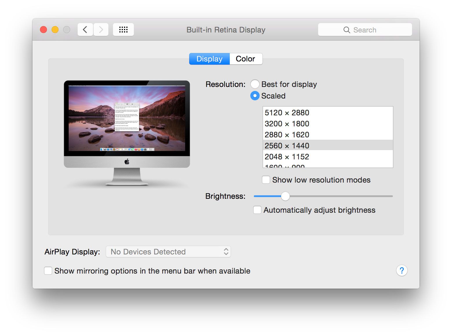 retina 5k resolution