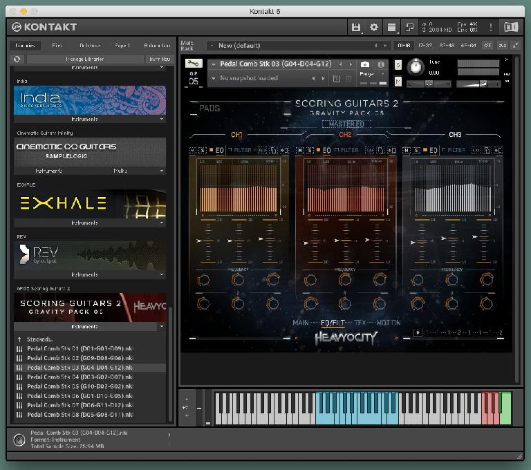 Heavyocity Scoring Guitars 2 EQ