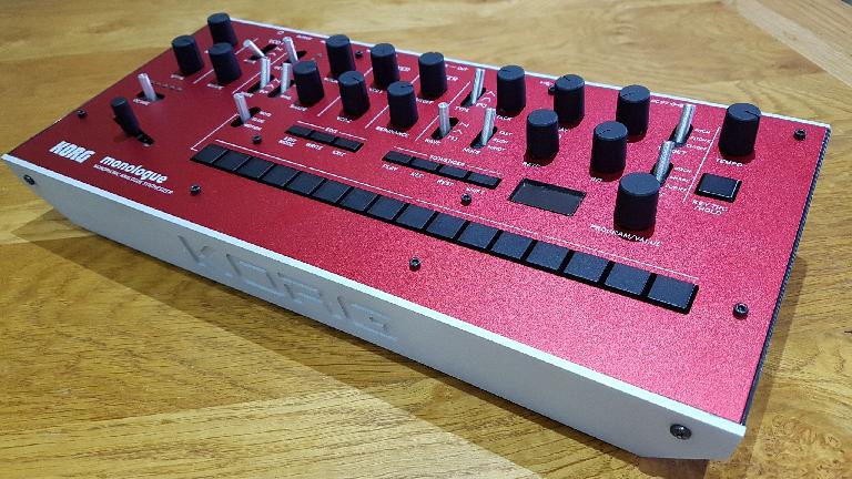 Check Out This Red Korg Monologue Desktop Synth