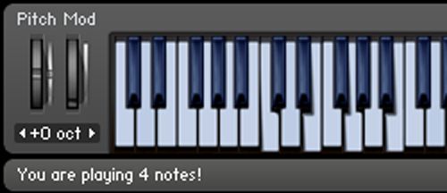 You are playing 4 notes!